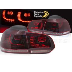 ΦΩΤΑ ΠΙΣΩ LED ΚΟΚΚΙΝΑ ΛΕΥΚΑ SEQ ταιριάζει σε VW GOLF 6 08-13