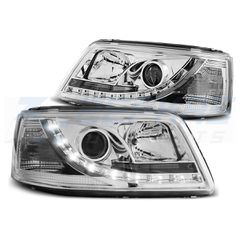 Φανάρια ημέρας CHROME ταιριάζει σε VW T5 04.03-08.09