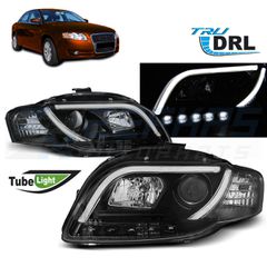 ΦΑΝΑΡΙΑ ΣΩΛΗΝΩΝ LIGHT DRL ΜΑΥΡΟ ταιριάζει σε AUDI A4 B7 11.04-03.08