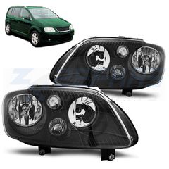 Φανάρια εμπρός VW TOURAN 02.03-10.06 / CADDY ΜΑΎΡΟ