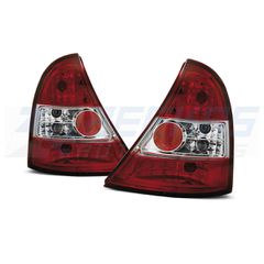 ΠΊΣΩ ΦΏΤΑ RENAULT CLIO II 09.98-05.01 ΚΌΚΚΙΝΟ ΛΕΥΚΌ