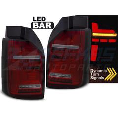 LED BAR ΦΩΤΑ ΠΙΣΩ ΦΩΤΕΙΩΝ κόκκινο φυμέ SEQ ταιριάζει VW T6 15-19 ΛΑΜΠΑ ΚΑΕ