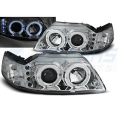 Φανάρια εμπρός FORD MUSTANG 98-04 ANGEL EYES ΧΡΏΜΙΟ