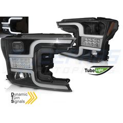 Φανάρια TUBE LIGHT BLACK ταιριάζει FORD F150 MK13 17-20