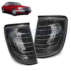 Φλας εμπρός μαύροι ταιριάζουν σε MERCEDES W124 01.85-06.95