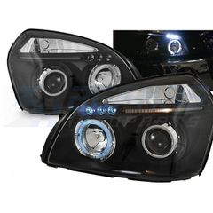 Φανάρια εμπρός HYUNDAI TUCSON 07.04-10 ANGEL EYES ΜΑΎΡΟ