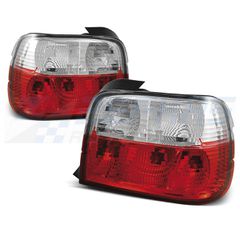 ΦΑΝΑΡΙΑ ΠΙΣΩ ΚΟΚΚΙΝΑ ΛΕΥΚΑ για BMW E36 12.90-08.99 COMPACT