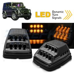 Μπροστινό LED κατεύθυνσης φυμέ SEQ ταιριάζει σε MERCEDES G-KLASA W463 90-12