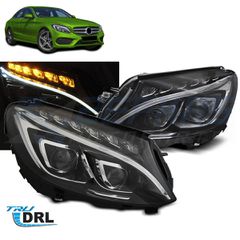 ΦΑΝΑΡΙΑ TRUE DRL BLACK ταιριάζει σε MERCEDES W205 14-18