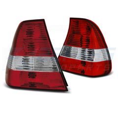 ΦΑΝΑΡΙΑ ΠΙΣΩ ΚΟΚΚΙΝΑ ΛΕΥΚΑ για BMW E46 06.01-12.04 COMPACT