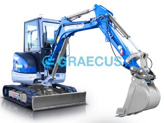 Εκσκαφέας Με Ερπύστριες Graecus 2026 EB35-PRO|ΜΙΝΙ ΤΣΑΠΑΚΙ 3.5T, KUBOTA DIESEL (24%)-thumb-14