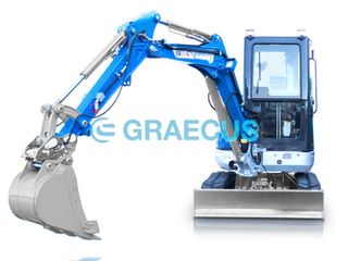 Εκσκαφέας Με Ερπύστριες Graecus 2026 EB35-PRO|ΜΙΝΙ ΤΣΑΠΑΚΙ 3.5T, KUBOTA DIESEL (24%)-thumb-15