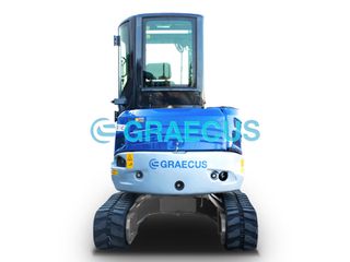 Εκσκαφέας Με Ερπύστριες Graecus 2026 EB35-PRO|ΜΙΝΙ ΤΣΑΠΑΚΙ 3.5T, KUBOTA DIESEL (24%)-thumb-17