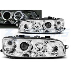 Φανάρια εμπρός FIAT PUNTO 2 10.99-06.03 ANGEL EYES ΧΡΏΜΙΟ