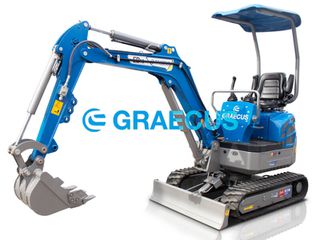 Εκσκαφέας Με Ερπύστριες Graecus 2026 EB15|ΜΙΚΡΌΣ ΕΡΠΥΣΤΡΙΟΦΌΡΟΣ ΕΚΣΚΑΦΈΑΣ 1.5T, KUBOTA DIESEL ...-thumb-3