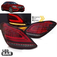 LED BAR ΦΩΤΑ ΠΙΣΩ ΚΟΚΚΙΝΑ ΛΕΥΚΑ SEQ ταιριάζει σε MERCEDES C-CLASS W205 14-18