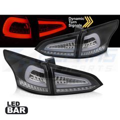 ΦΩΤΑ ΠΙΣΩ LED ΜΑΥΡΑ SEQ ταιριάζει σε FORD FOCUS MK 3 SW 11-18