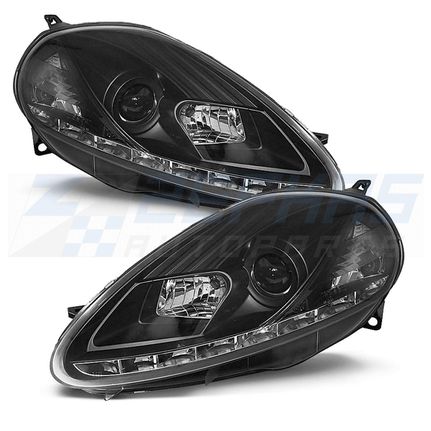 Φανάρια εμπρός FIAT GRANDE PUNTO 09.05-08 ΜΑΎΡΟ ΦΩΣ ΗΜΈΡΑΣ