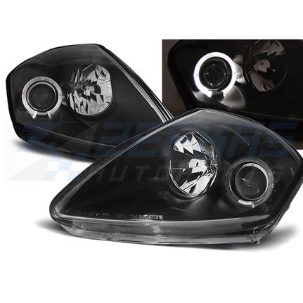Φανάρια εμπρός MITSUBISHI ECLIPSE D50 00-05 ΜΑΎΡΟ