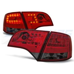 ΦΩΤΑ ΠΙΣΩ LED κόκκινο φυμέ ταιριάζει σε AUDI A4 B7 11.04-03.08 AVANT