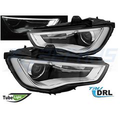 ΦΑΝΑΡΙΑ ΣΩΛΗΝΩΝ LIGHT DRL ΜΑΥΡΟ ταιριάζει στο AUDI A3 8V 12-16
