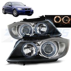 ΦΑΝΑΡΙΑ ANGEL EYES ΜΑΥΡΑ ταιριάζει σε BMW E90/E91 03.05-08.08