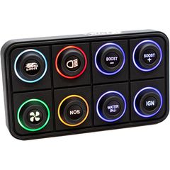 LinkECU CANKEYPAD8 101-0237 8 key (2x4) CAN Keypad fitting 15mm inserts (sold separately) CAN Keypads