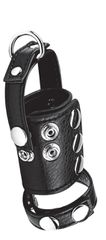 BLUE LINE C GEAR Cock Ring With  Ball Stretcher And Weightring