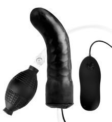 LUX FETISH 6' Inflatbale Vibrating Curved Dildo