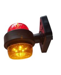 LED Φως Πλευρικής Σήμανσης τύπου Ωμέγα 12V24V ΠορτοκαλίΚόκκινο WAS