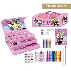 Hello Kitty colouring stationery case