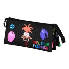 Disney Pixar Inside Out 2 triple pencil case-thumb-1