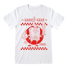 SpongeBob Squarepants T-Shirt Krusty Krab White Size L