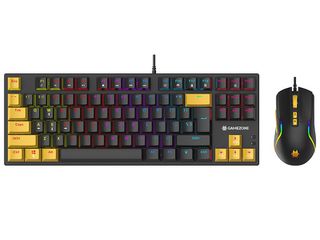 Tracer HORNET 87 keyboard Mouse included Gaming USB QWERTY English Black, Yellow