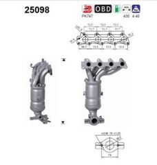 ΚΑΤΑΛΥΤΗΣ HYUNDAI i10 1.1cc 2007-2013 KARALOIZOS exhaust