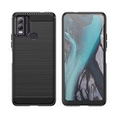 Carbon Case silicone case for Nokia C22 - black-thumb-1