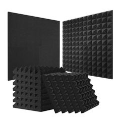 VEVOR Acoustic Foam Panels 24 Pack 12 x 12 x 2 in για τοίχο και οροφή στούντιο