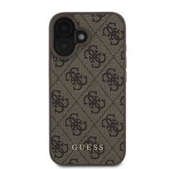Guess 4G Classic iPhone 16 Case - Brown-thumb-2