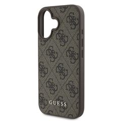 Guess 4G Classic iPhone 16 Case - Brown-thumb-3