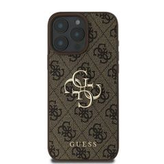 Guess 4G Big Logo iPhone 16 Pro Max Case - Brown-thumb-2