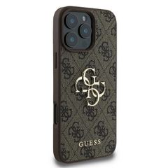Guess 4G Big Logo iPhone 16 Pro Max Case - Brown-thumb-3