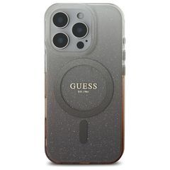Guess IML Glitter Gradient MagSafe iPhone 16 Pro Case - Brown-thumb-2