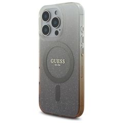Guess IML Glitter Gradient MagSafe iPhone 16 Pro Case - Brown-thumb-1