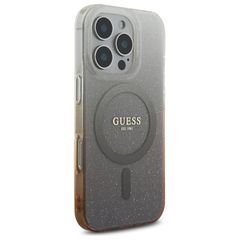 Guess IML Glitter Gradient MagSafe iPhone 16 Pro Case - Brown-thumb-3