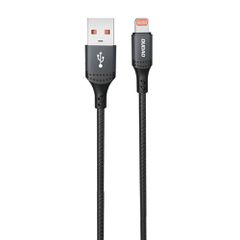 Dudao 3A 30W L3SL USB-A - Lightning Cable Braided 1.2m - Black