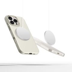 Tech-Protect Silicone PU MagSafe iPhone 16 Pro Case - Beige-thumb-1