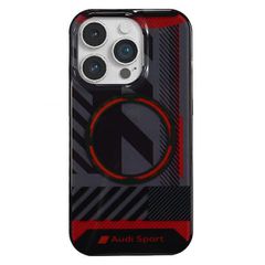Audi IML Sport MagSafe Case iPhone 14 Pro 6.1" black/black hardcase AU-IMLMIP14P-RSQ/D2-BK