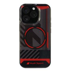 Audi IML Sport MagSafe iPhone 16 Pro 6.3" black/black hardcase AUS-IMLMIP16P-RSQ/D2-BK