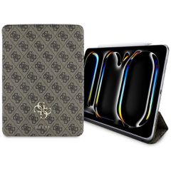 Guess GUFC11PM24PS4SGW iPad Pro 11" 2024 brown Magnetic 4G Big Logo