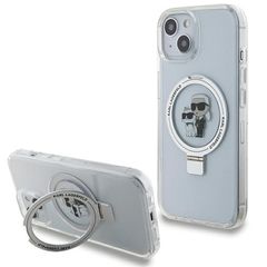 Karl Lagerfeld KLHMP15SHMRSKCH iPhone 15 / 14 / 13 6.1" white/white hardcase Ring Stand Karl MagSafe